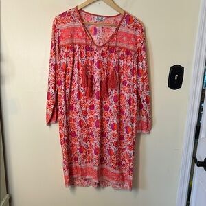 SZ Blockprints Indian Cotton Dress Size M